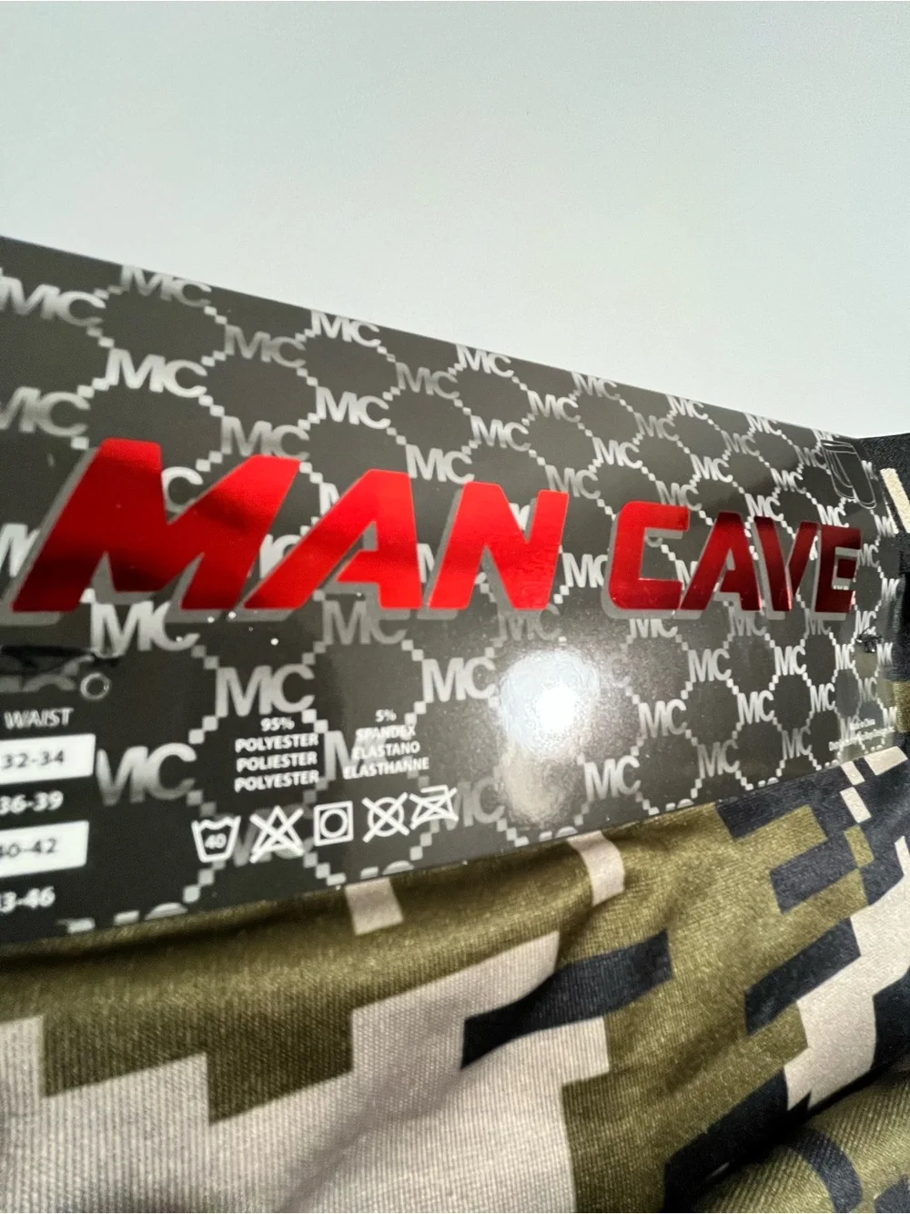 Men’s Camouflage Boxer Briefs - Green Camo